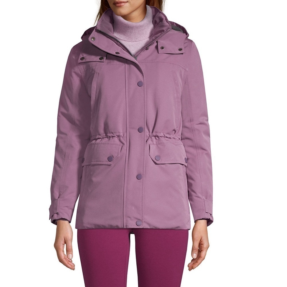 Lands’ End Mystical Grape Expedition Waterproof Winter Down Jacket Size 2X